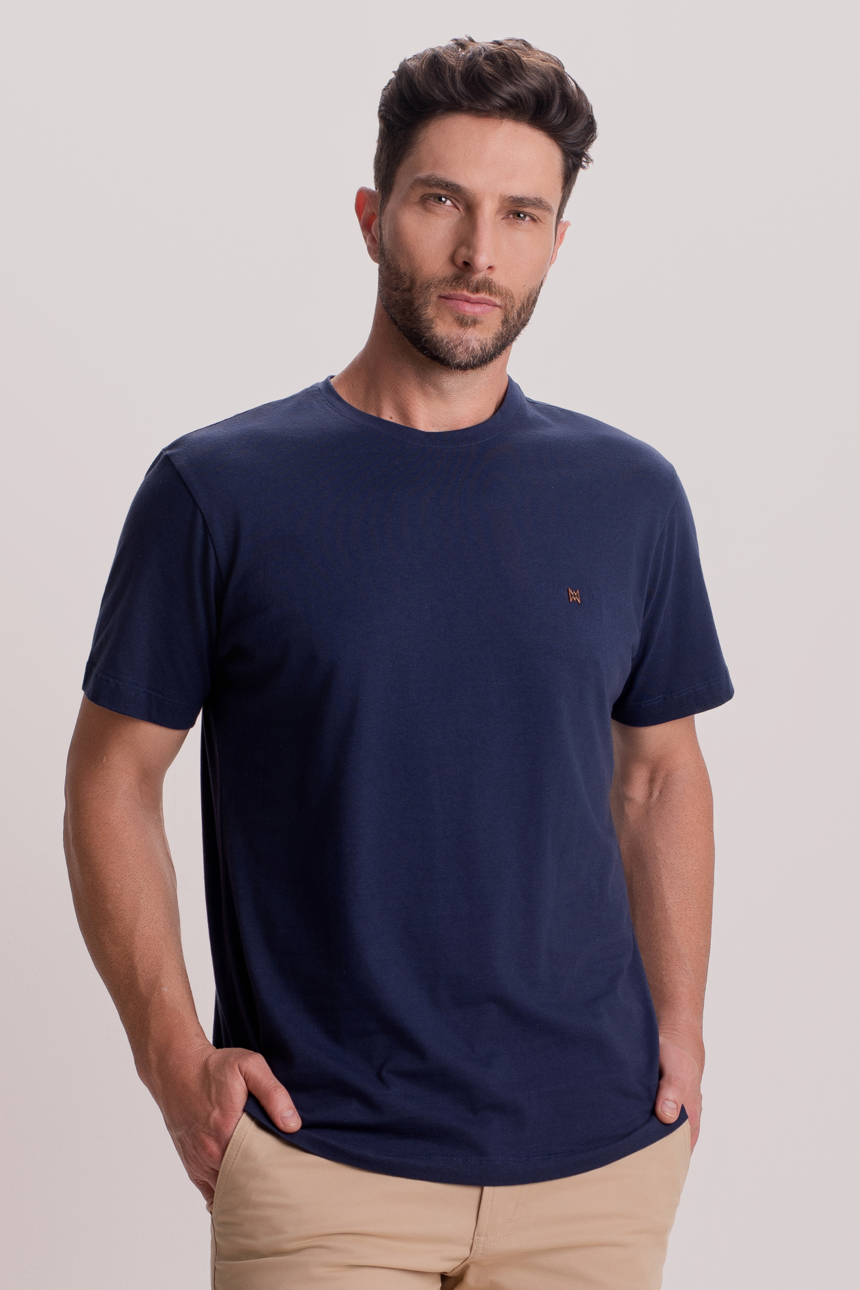 T-Shirt Masculina 100% Algodão Premium Mioche
