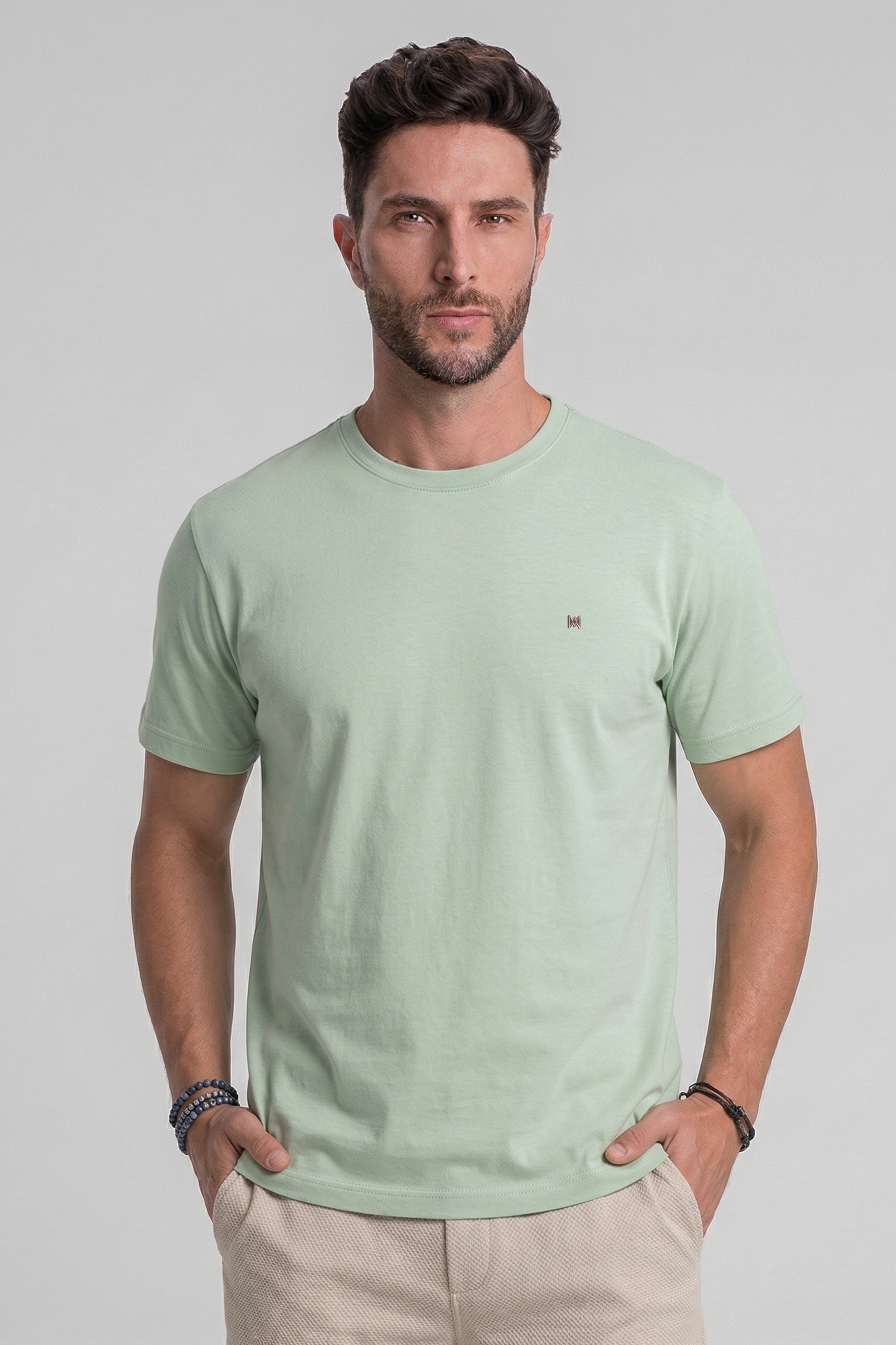 T-Shirt Masculina 100% Algodão Premium Mioche