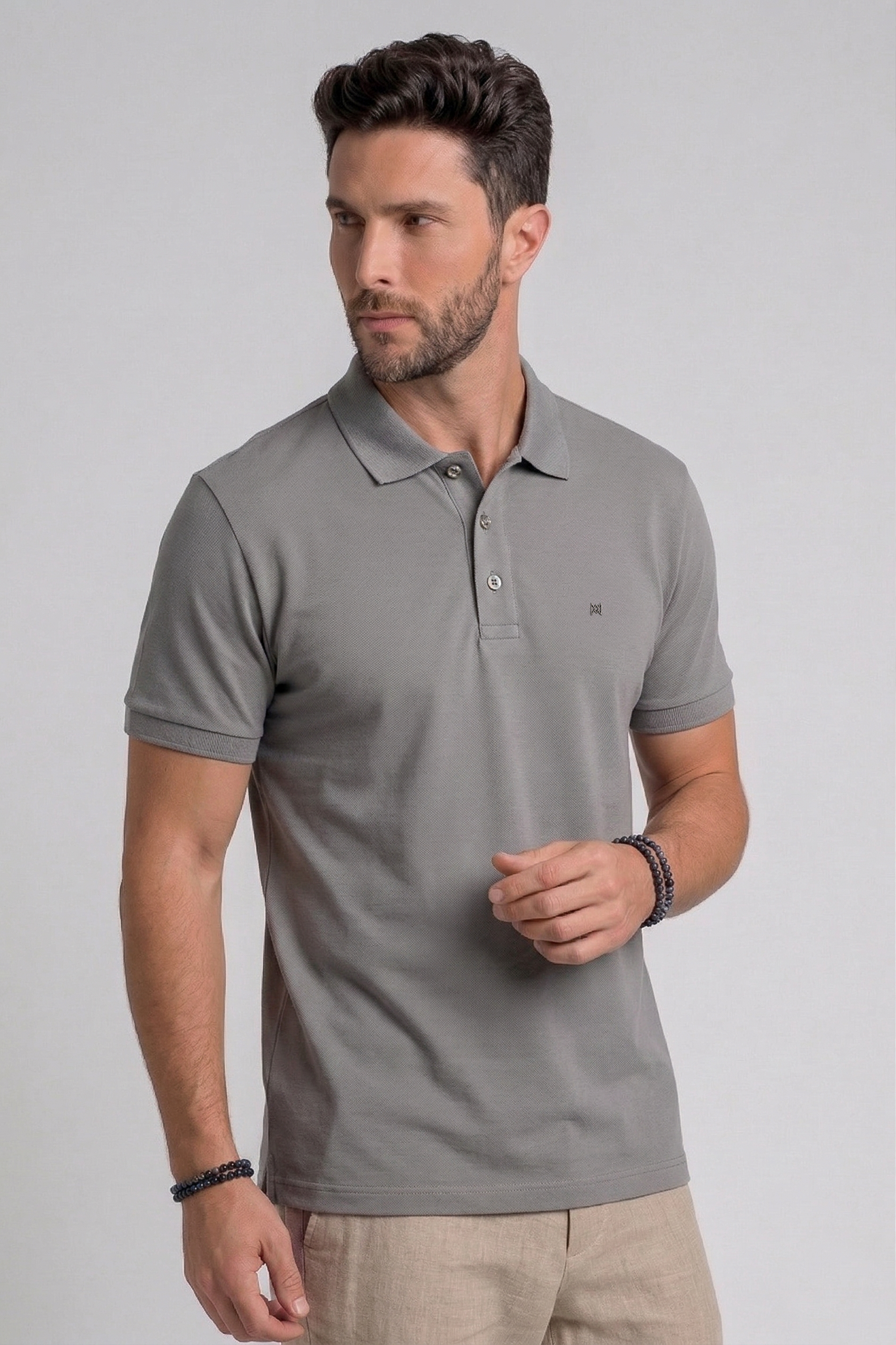 Camisa Polo Masculina Premium em Cotton Pima