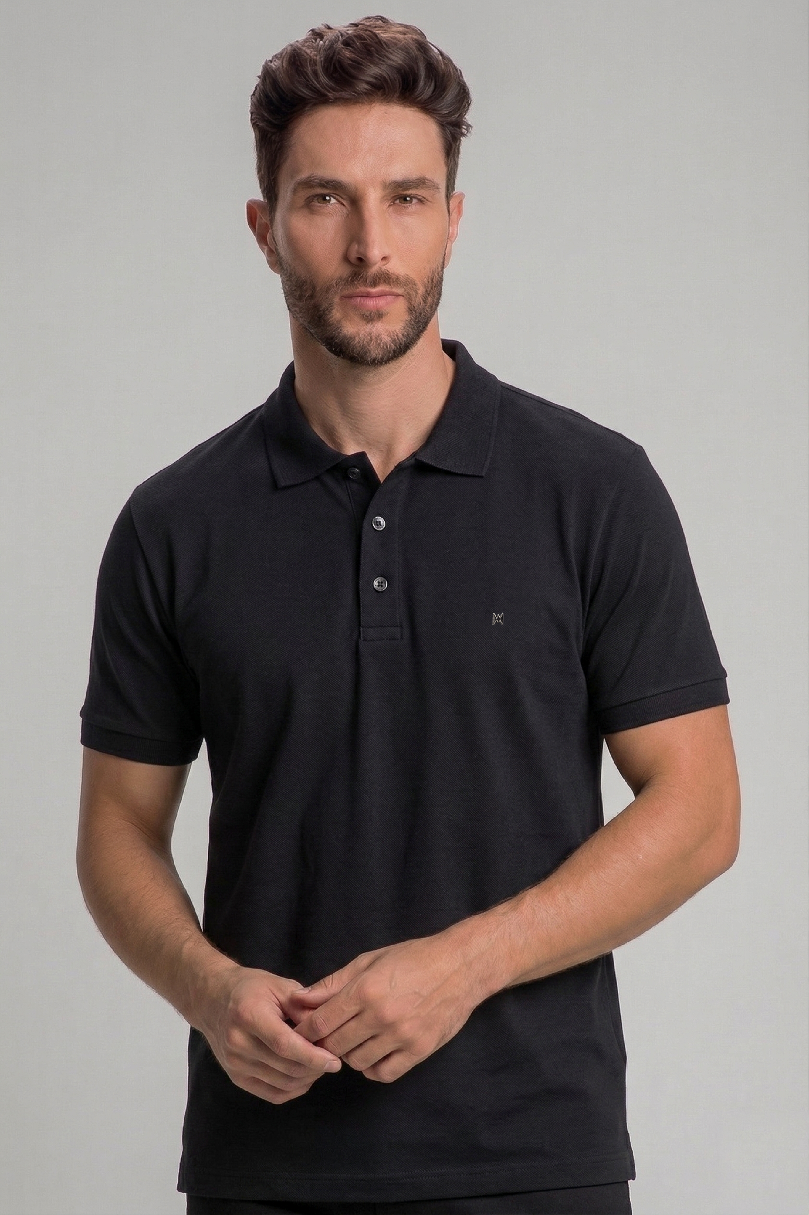 Camisa Polo Masculina Premium em Cotton Pima