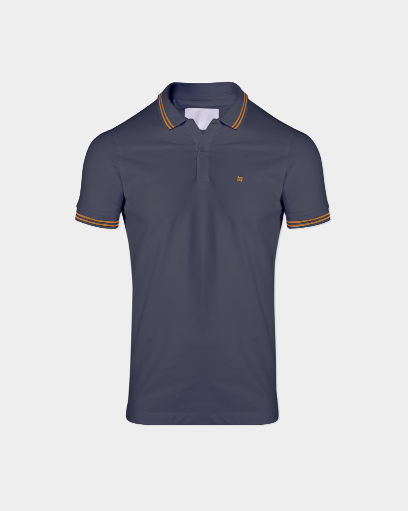 Camisa Polo Básica em Piquet Masculina