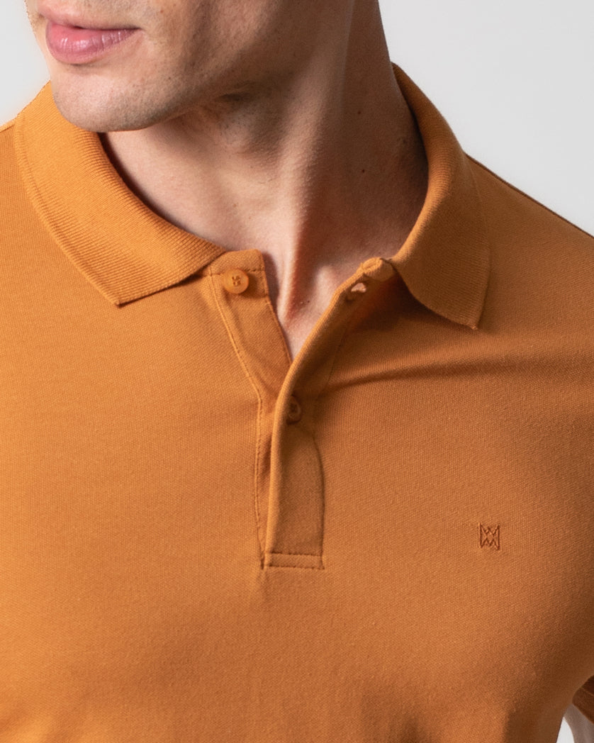 Camisa Polo Básica Piquet Shape Essencial Masculina