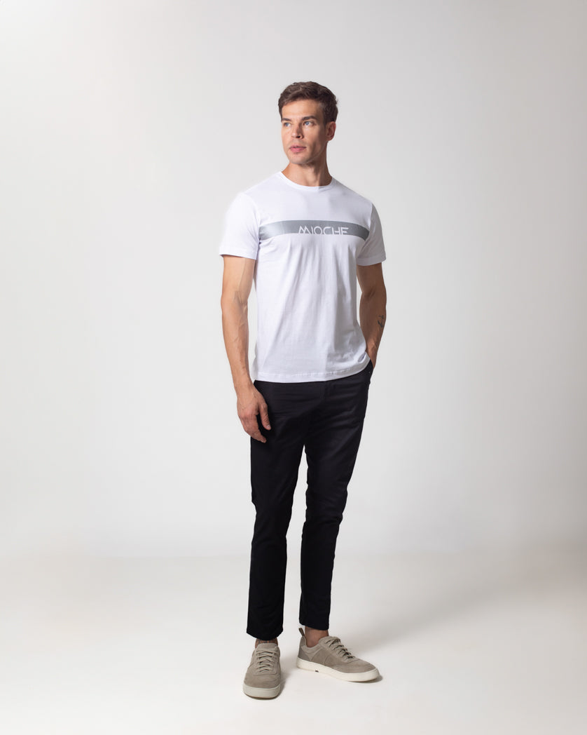 T-Shirt Logo Metalizada