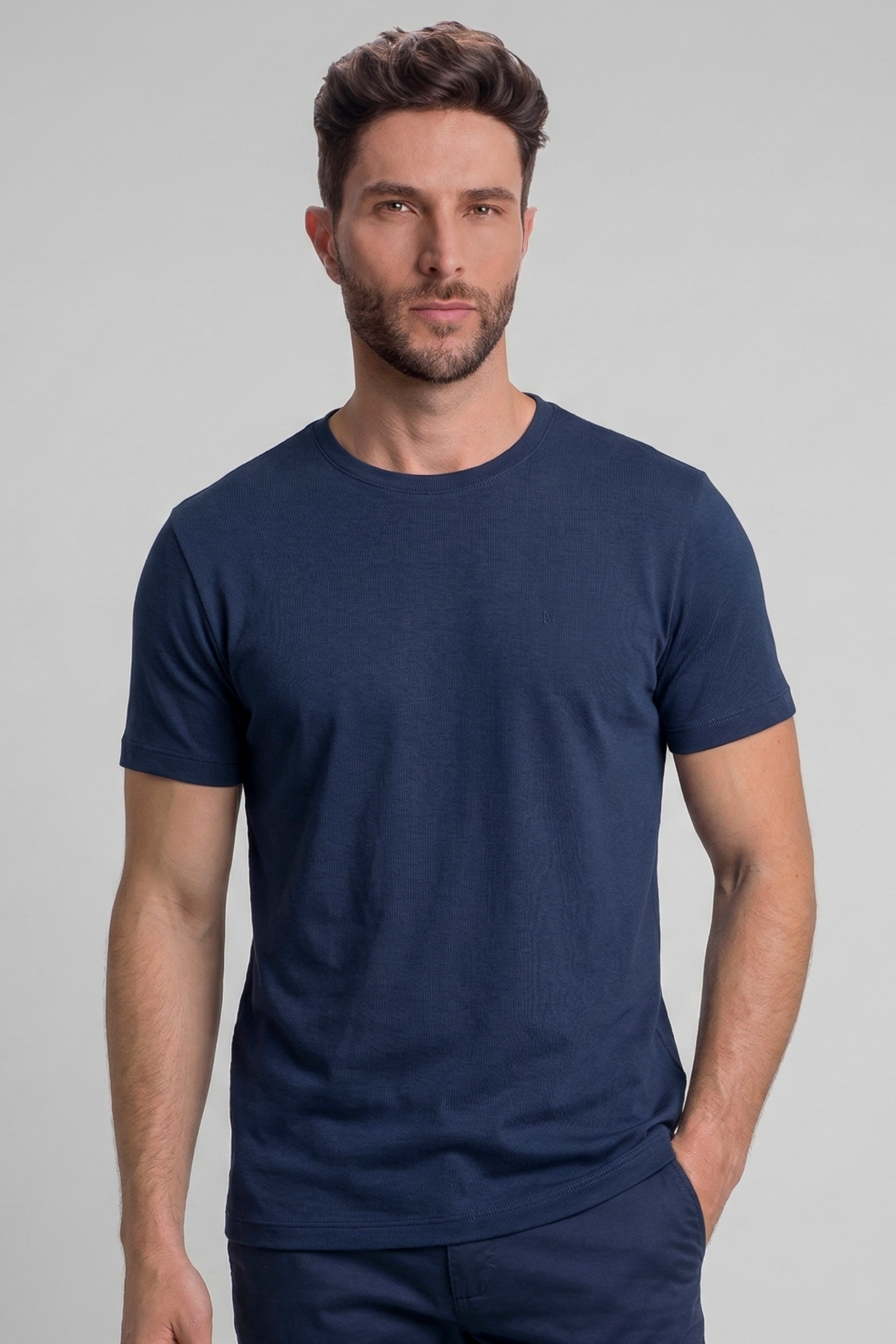 T-Shirt Piquet com Elastano
