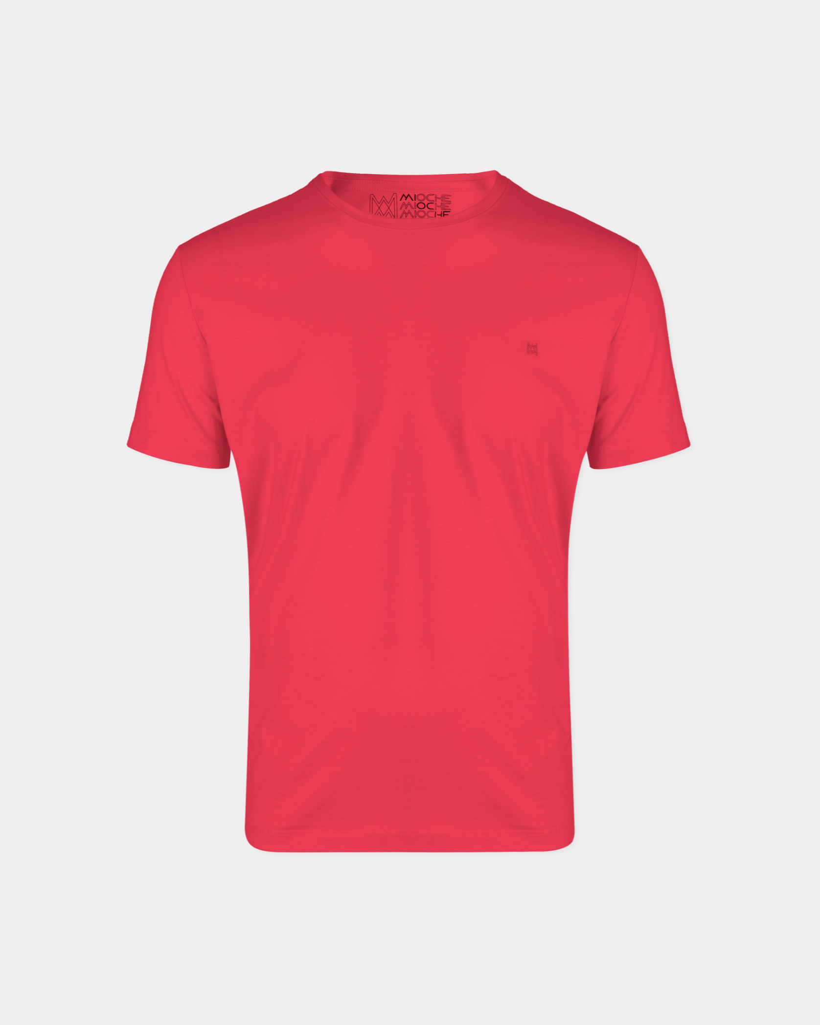 T-Shirt Básica com Bordado Masculina 100% Algodão