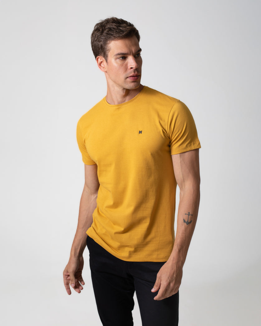 T-Shirt Básica Masculina 100% Algodão