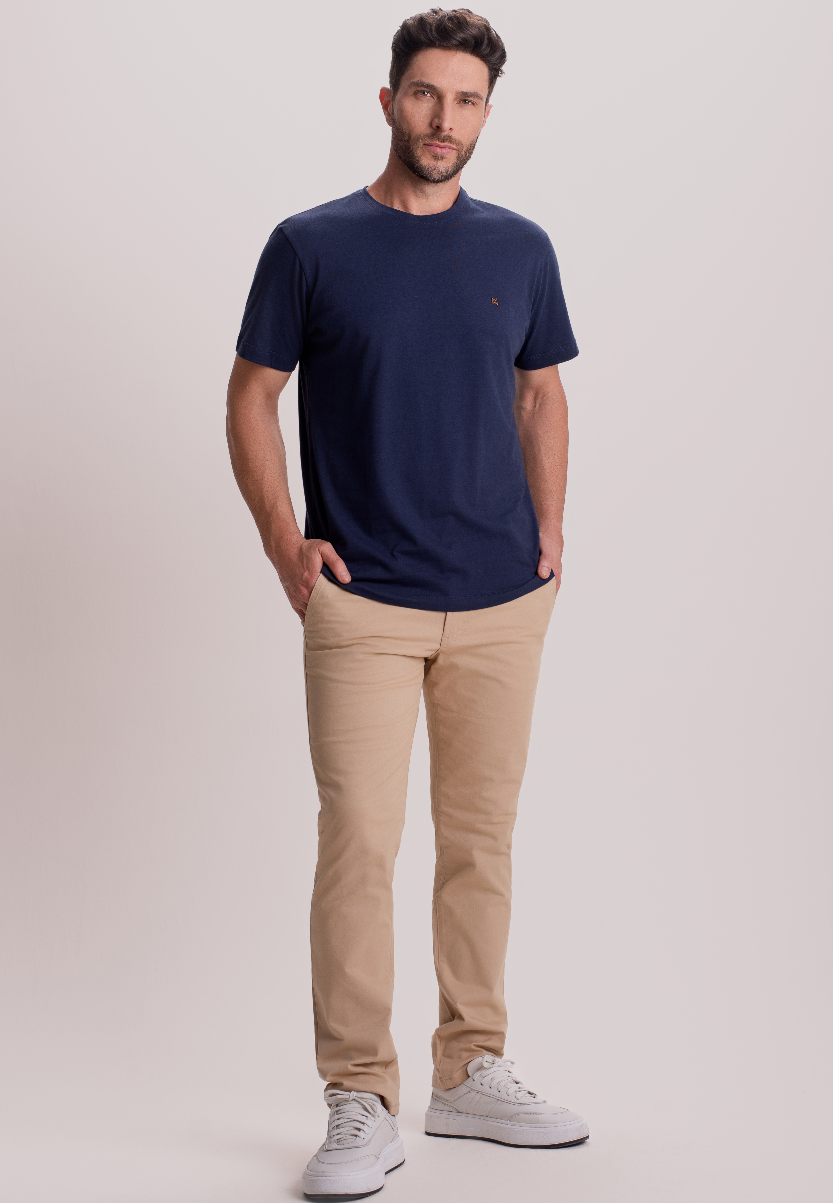 T-Shirt Masculina 100% Algodão Premium Mioche