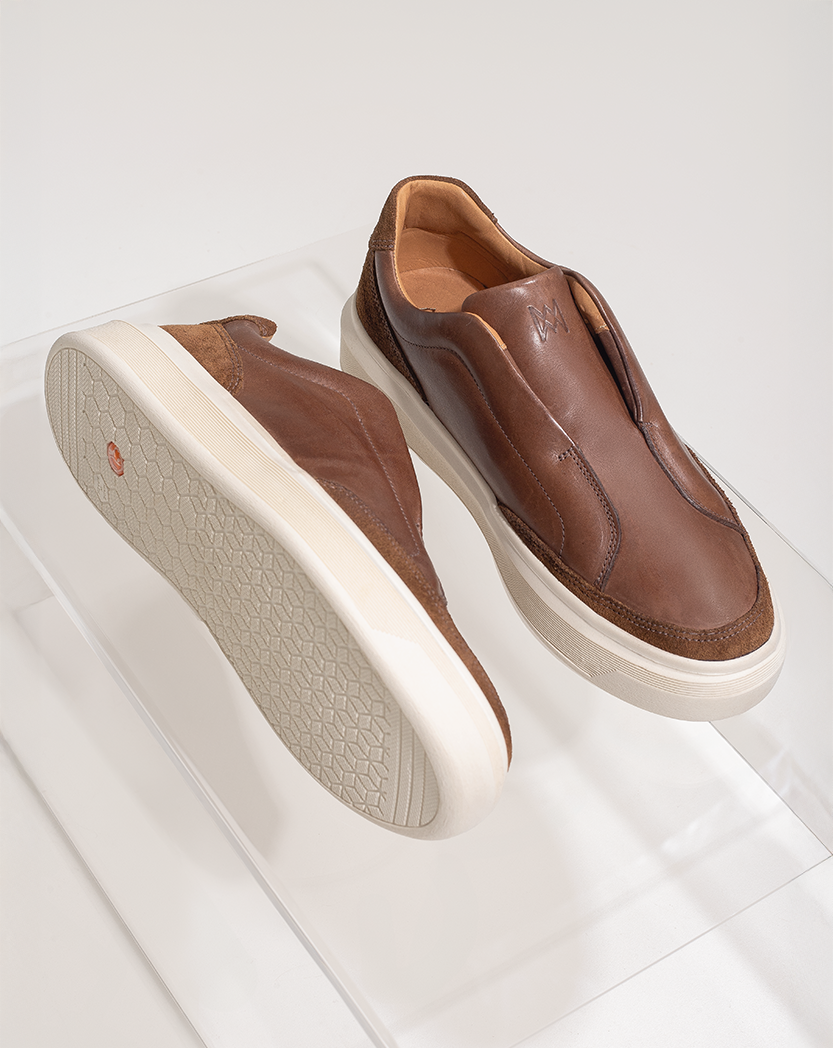 Slip On Nova York em Couro