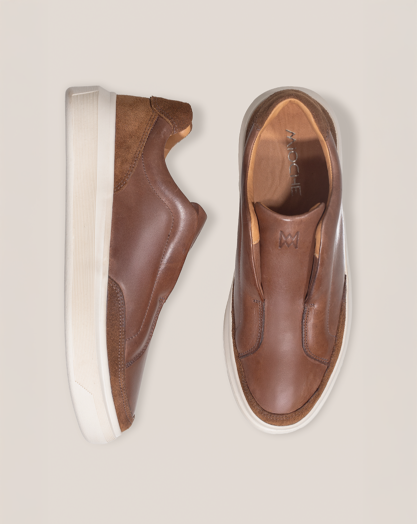 Slip On Nova York em Couro