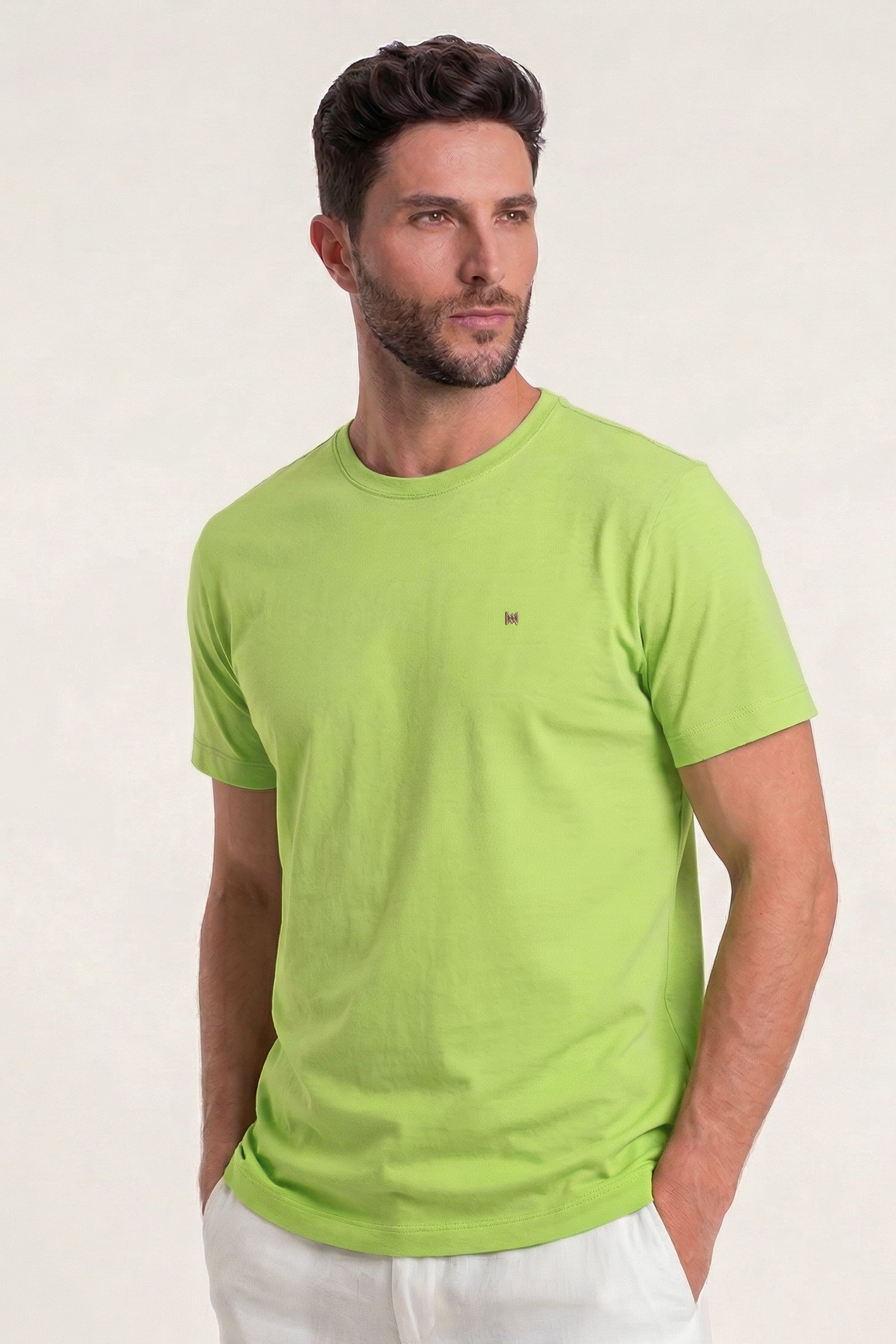 T-Shirt Masculina 100% Algodão Premium Mioche
