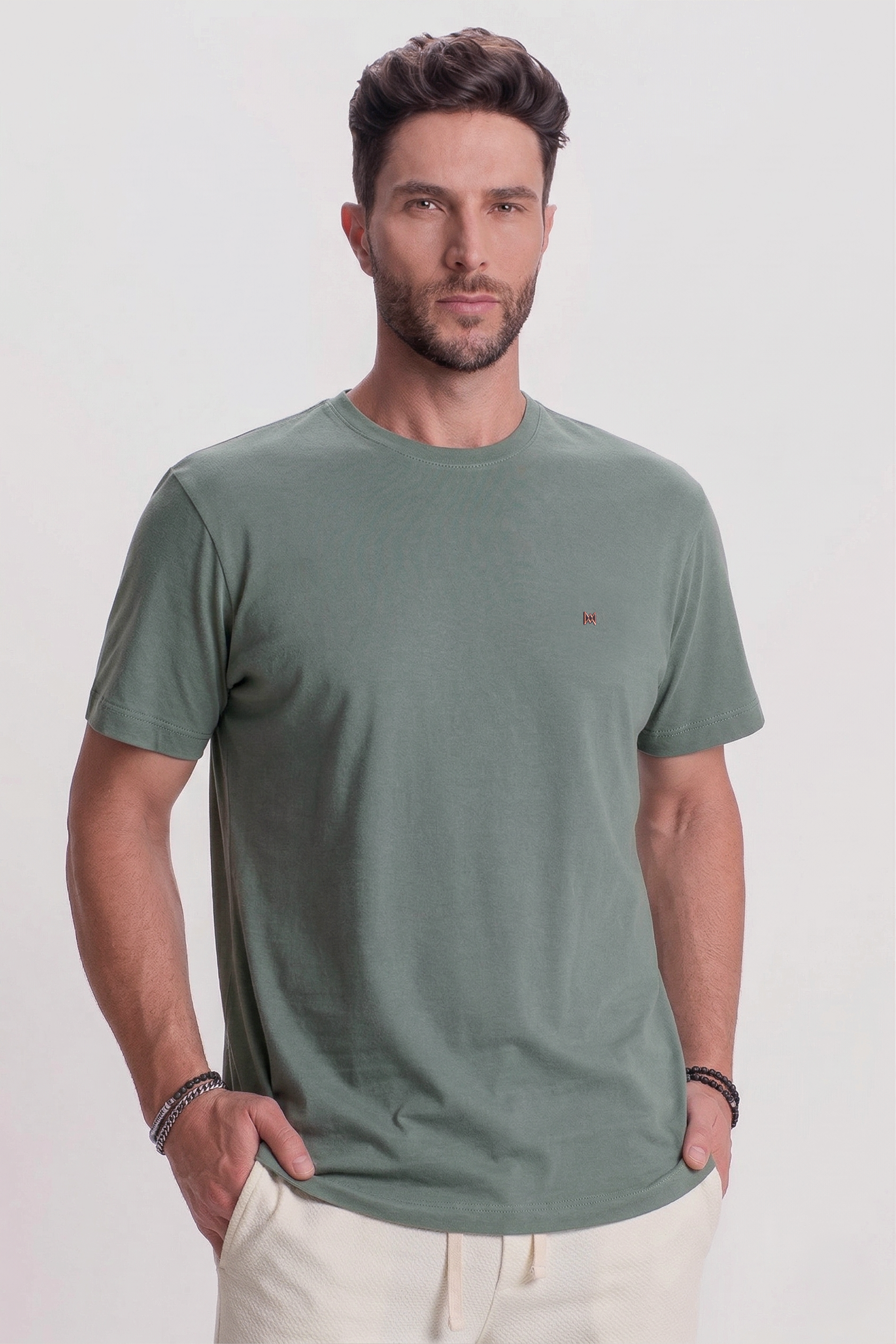 T-Shirt Masculina 100% Algodão Premium Mioche