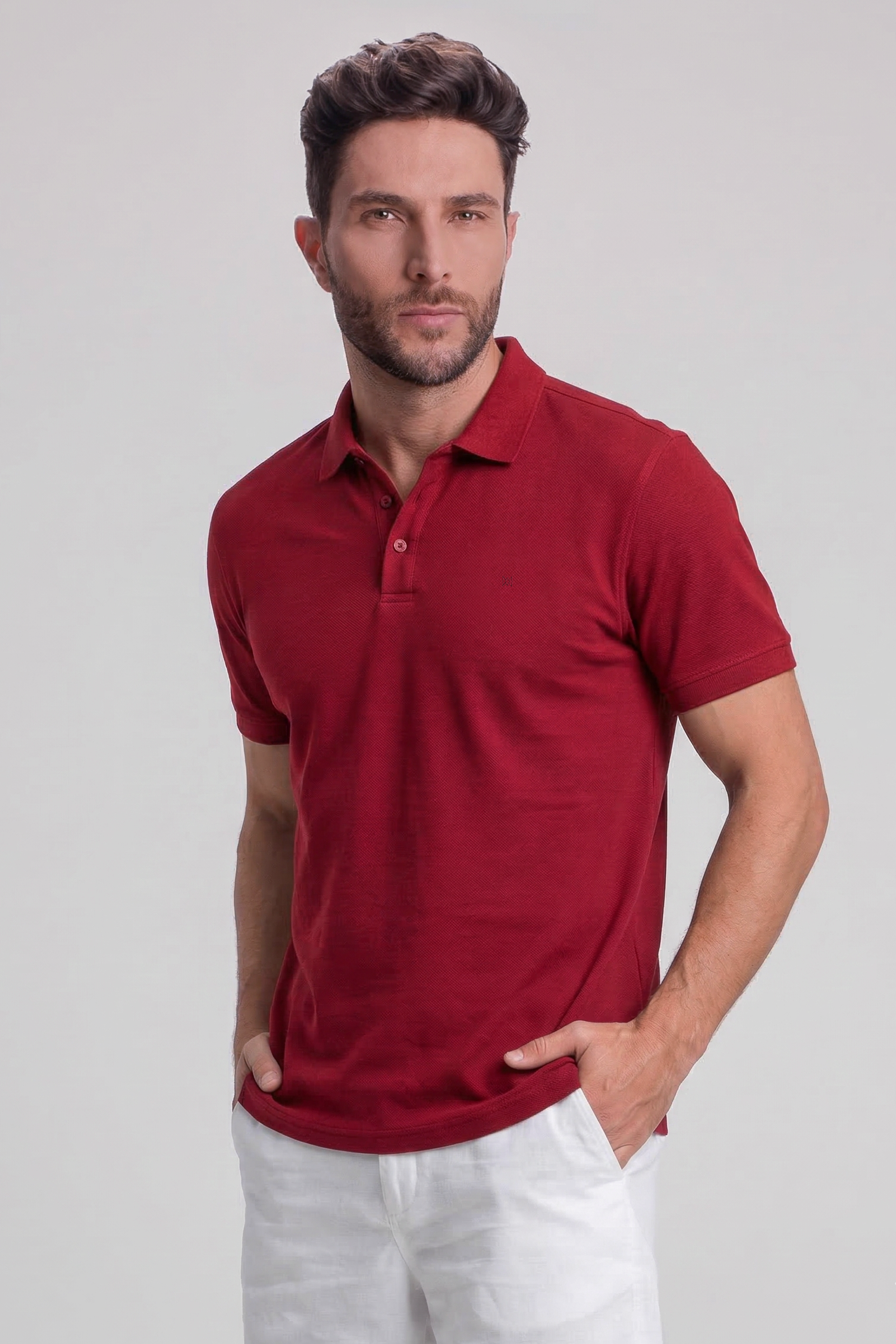 CAMISA POLO EM PIQUET