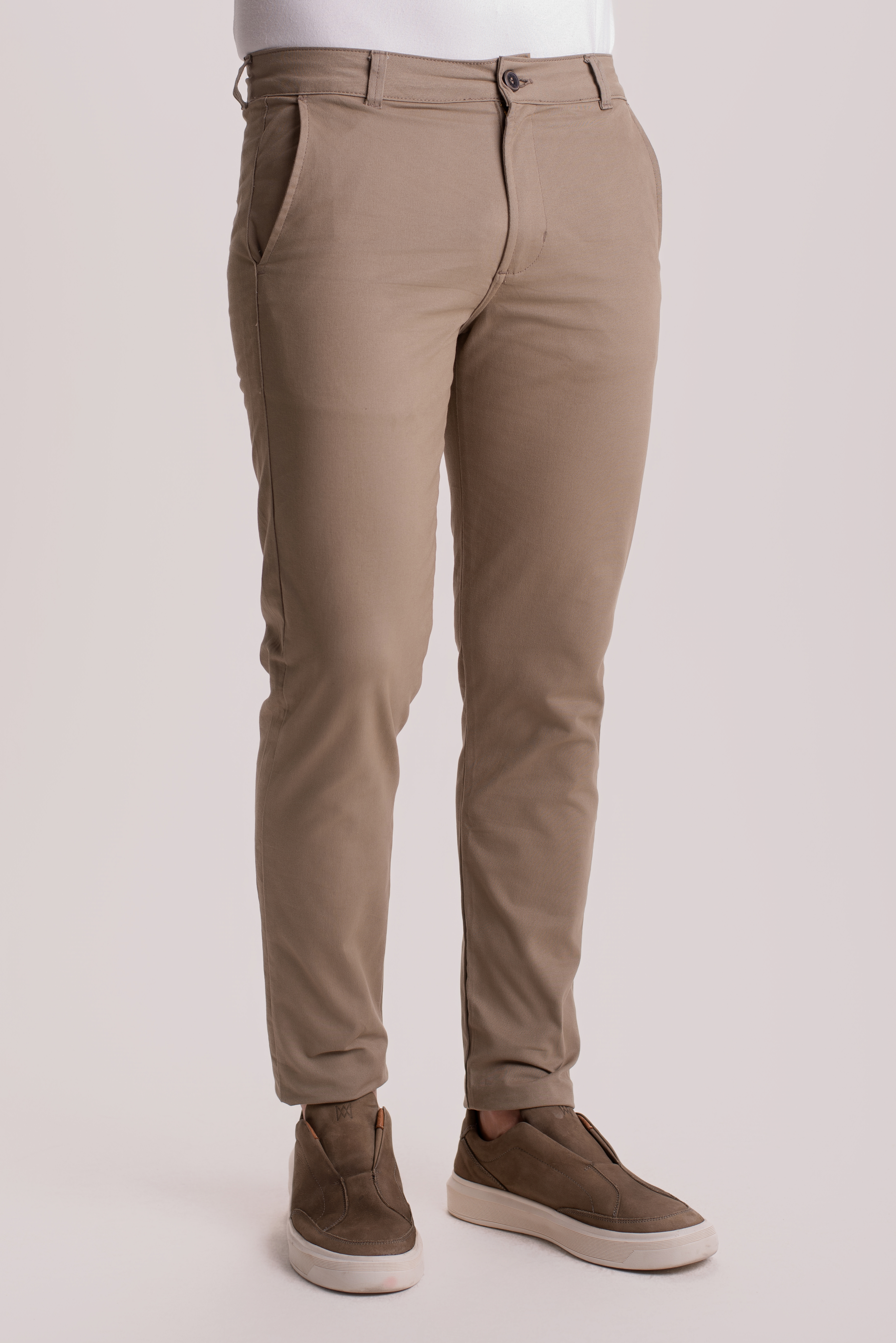 Calça Slim Masculina em Sarja