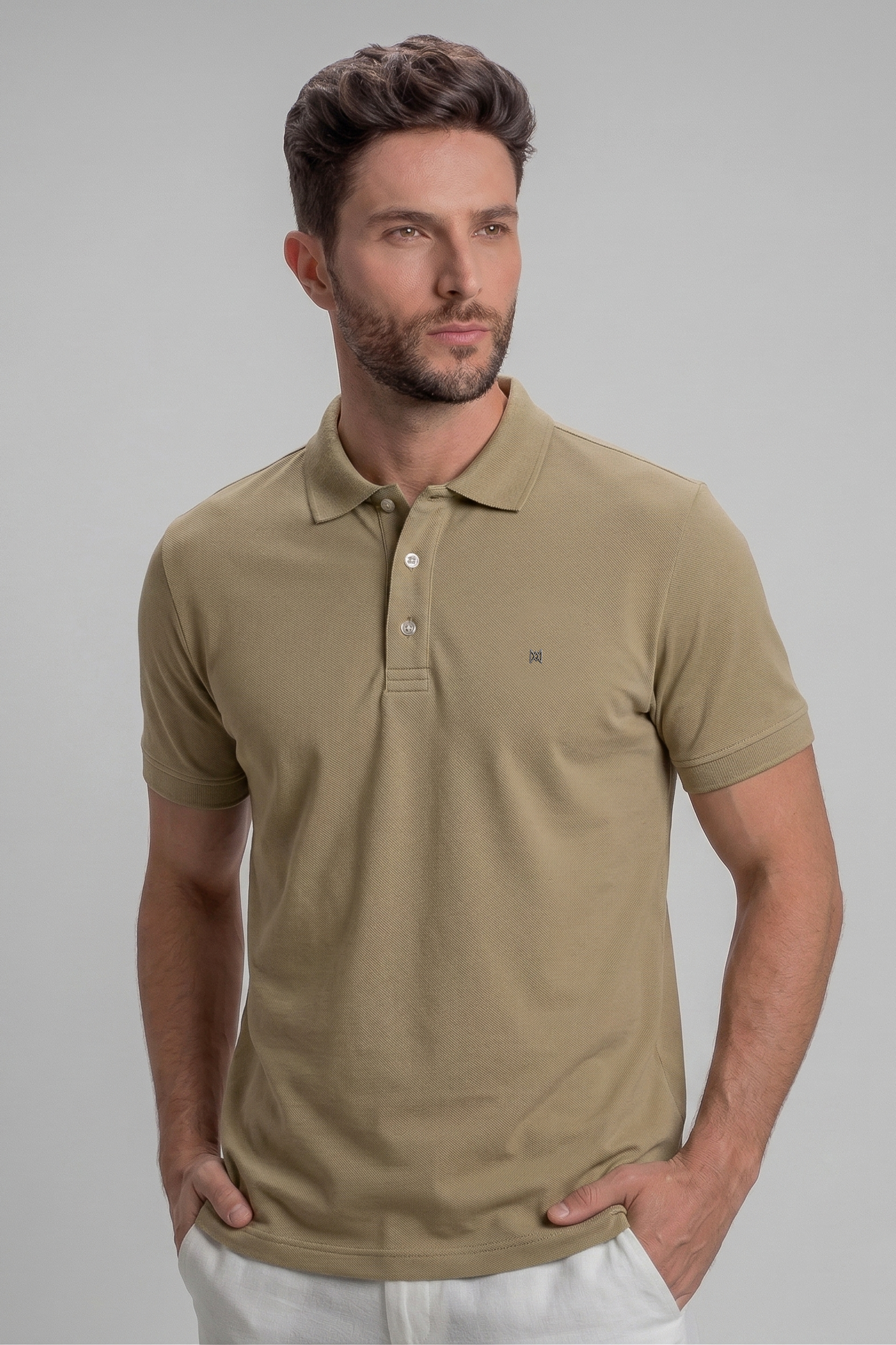 Camisa Polo Masculina Premium em Cotton Pima