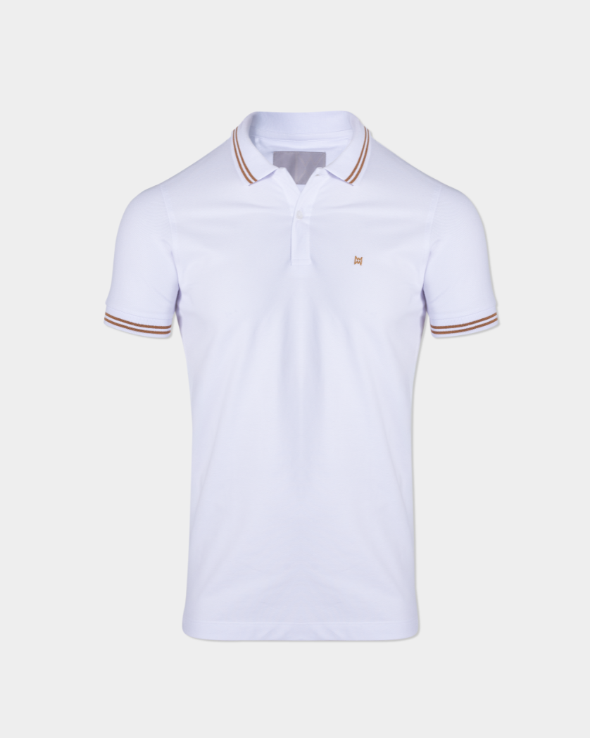 Camisa Polo Básica em Piquet Masculina