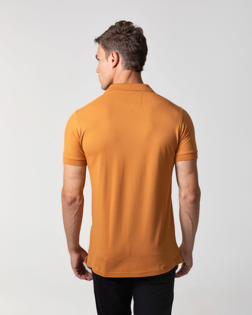 Camisa Polo Básica Piquet Shape Essencial Masculina