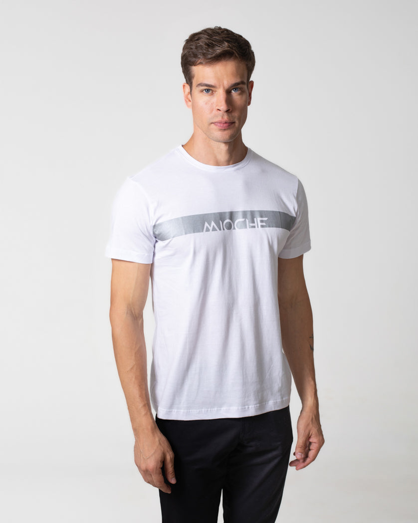 T-Shirt Logo Metalizada