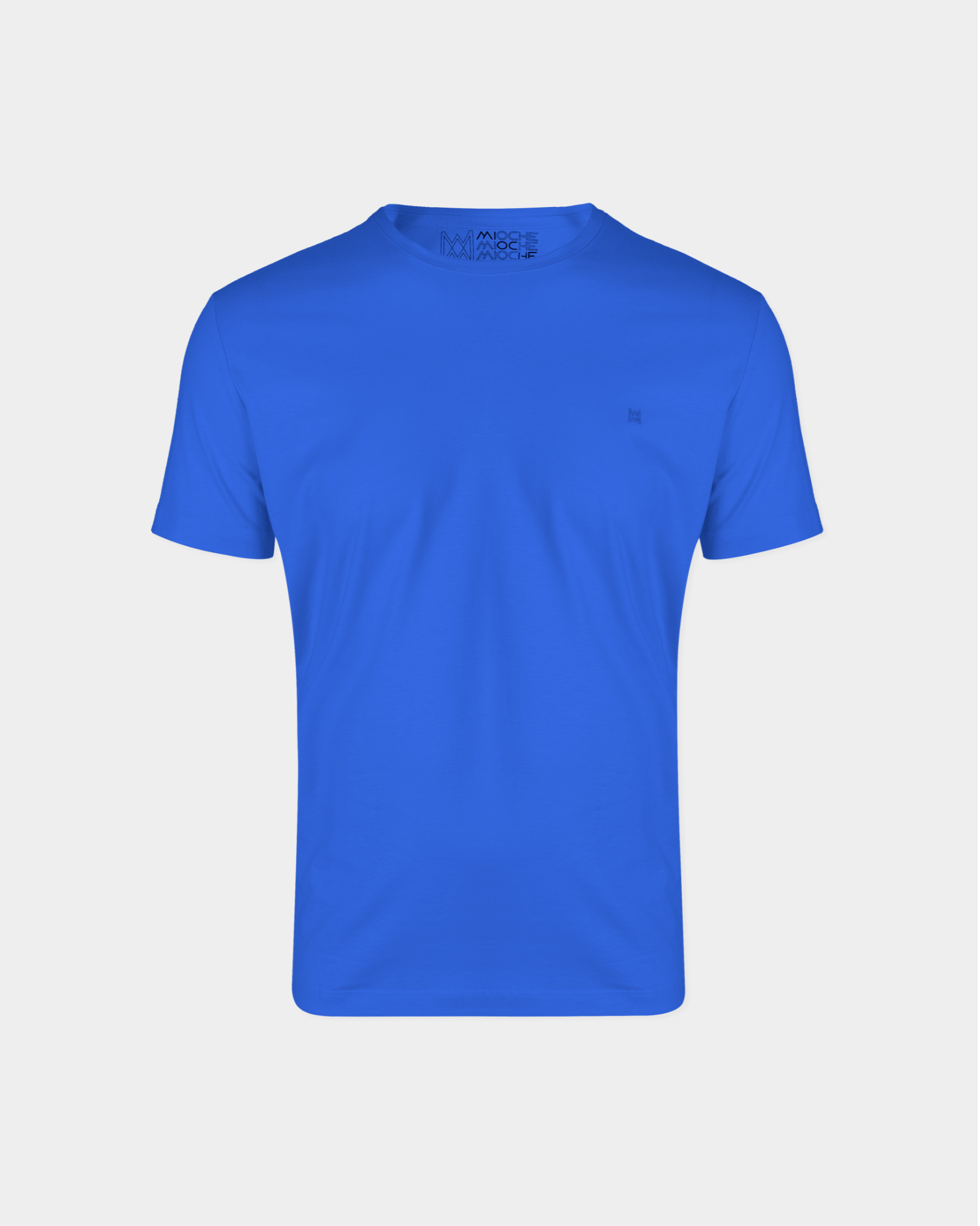 T-Shirt Básica com Bordado Masculina 100% Algodão
