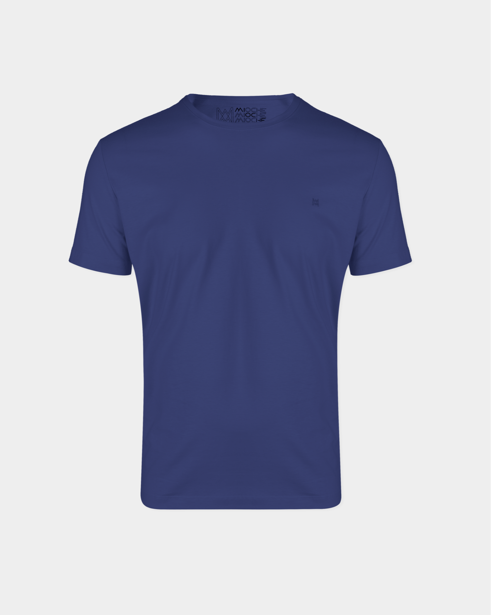 T-Shirt Básica com Bordado Masculina 100% Algodão