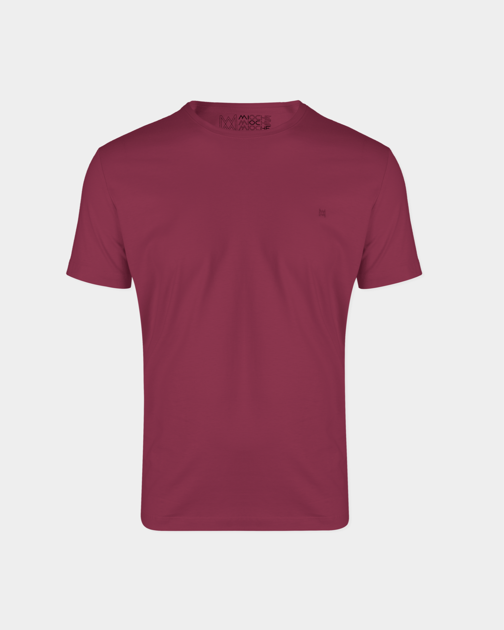 T-Shirt Básica com Bordado Masculina 100% Algodão