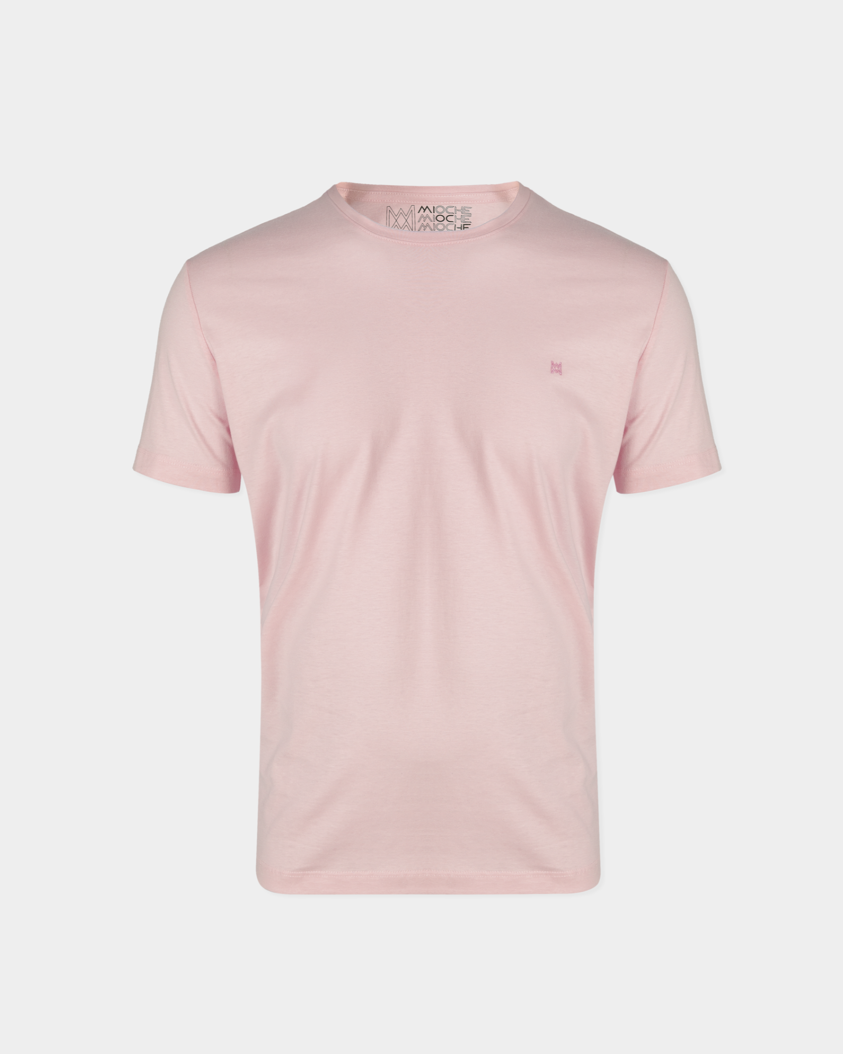 T-Shirt Básica com Bordado Masculina 100% Algodão