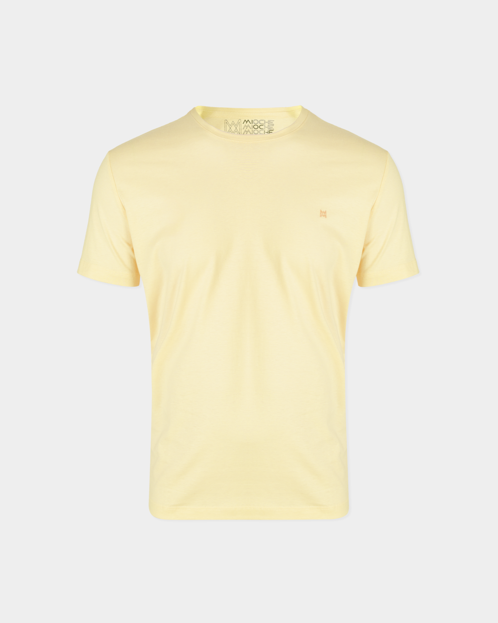 T-Shirt Básica com Bordado Masculina 100% Algodão