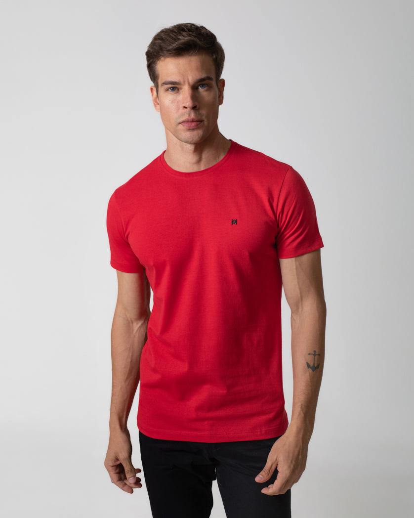 T-Shirt Básica Masculina 100% Algodão
