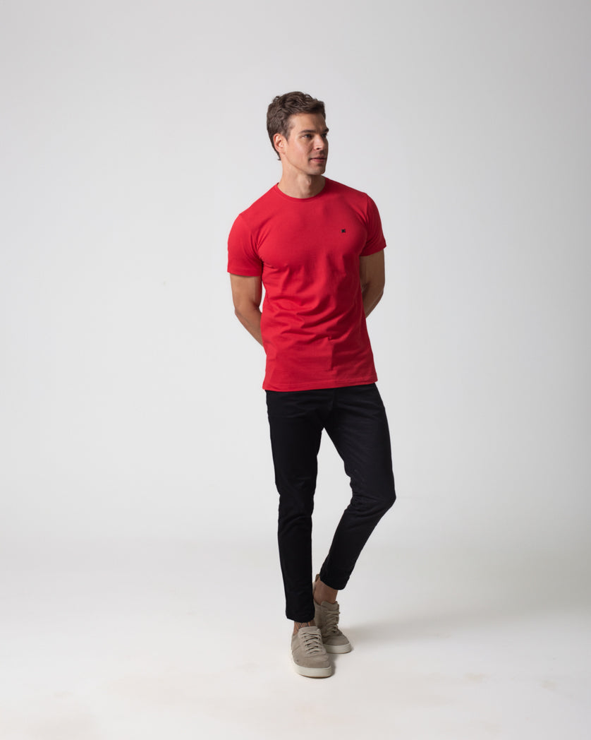 T-Shirt Básica Masculina 100% Algodão