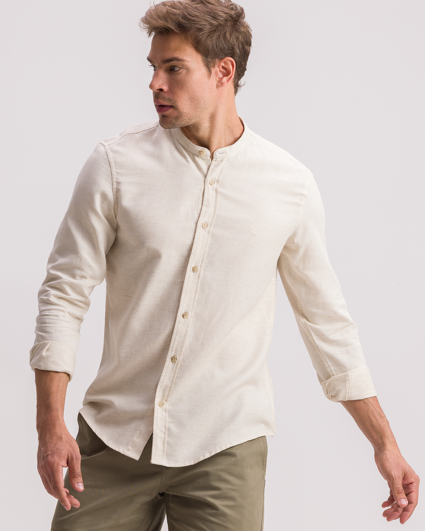 CAMISA MANGA LONGA MILAO EM  LINHO